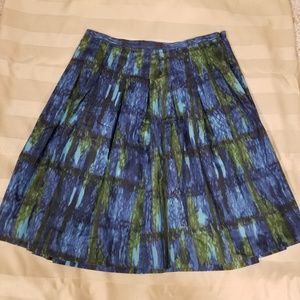 Talbot's Pleated Cotton Skirt - Size 6P